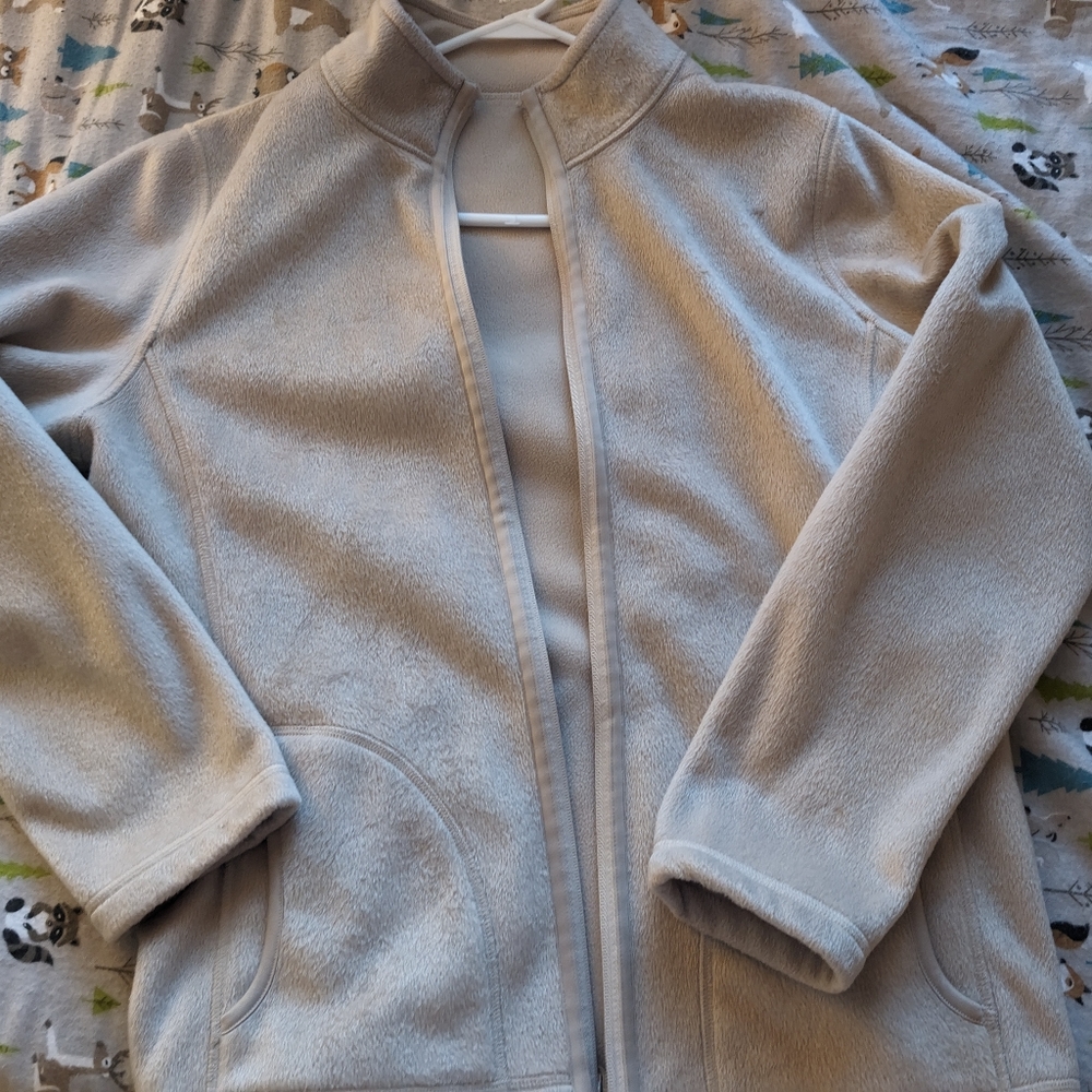 Beige fleece